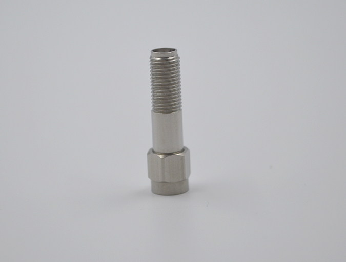 Precision Straight Adapter SMA Male to Female Stainless Steel Frequency up to 18GHz