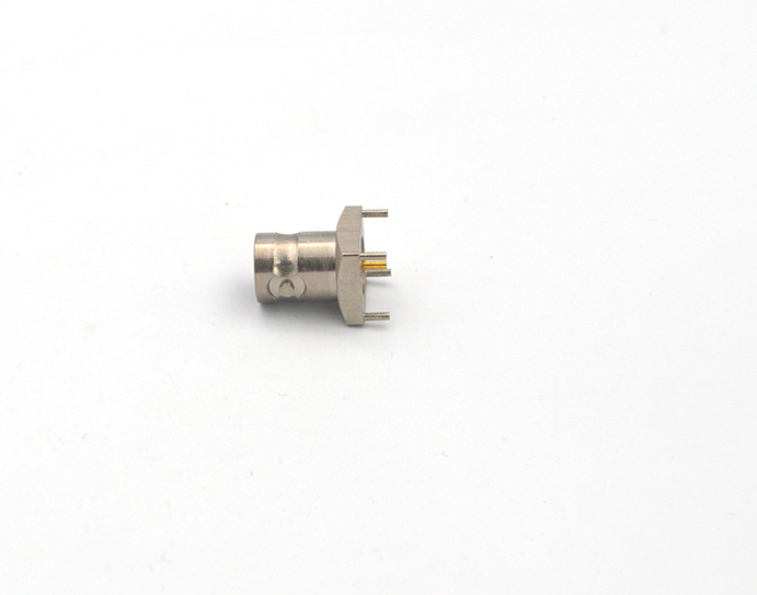 BNC female RF coaxial connector for PCB mount