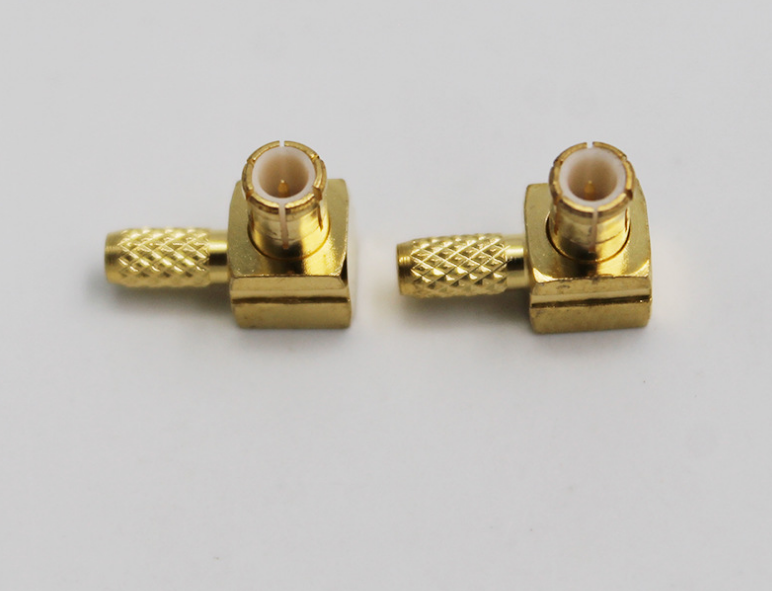 MCX male right angle RF Coaxial Connector for RG 316 Cable