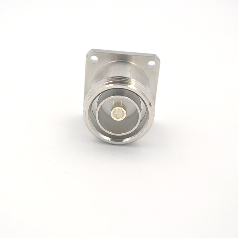 Series  L29/DIN/7/16 female 4 holes flange RF Coaxial Connector for 141 cable