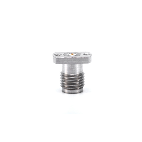 SMA Female 2 Holes Flange Connector For Terminal RF Coaxial Connector