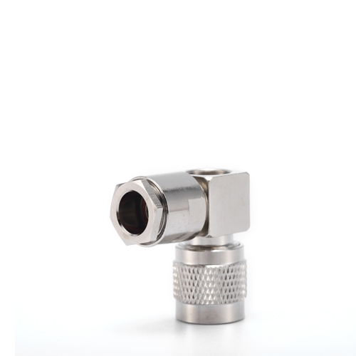 TNC Male Right Angle RF Coaxial Connector for LMR300 Cable Clamp