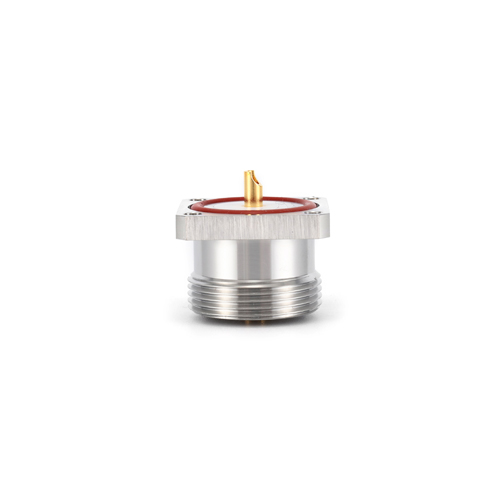 Series BNC Female 4 Holes Flange RF Connector for Terminal